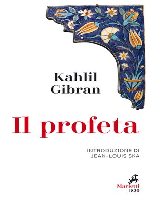 cover image of Il profeta